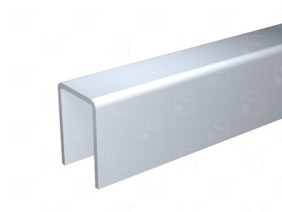 Aluminium U-profile - 2.5 m