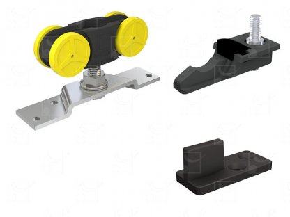 Complete gear without track for doors up to 80 kg