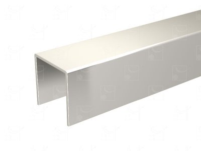 Stainless steel (316L) U-profile - L : 1.95 m