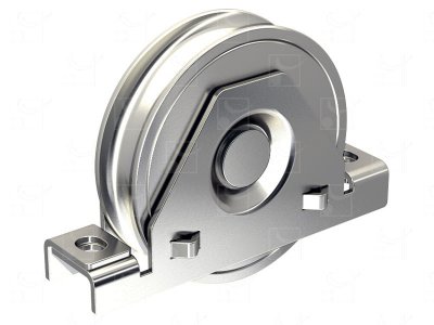 Wheel with stainless steel internal plates