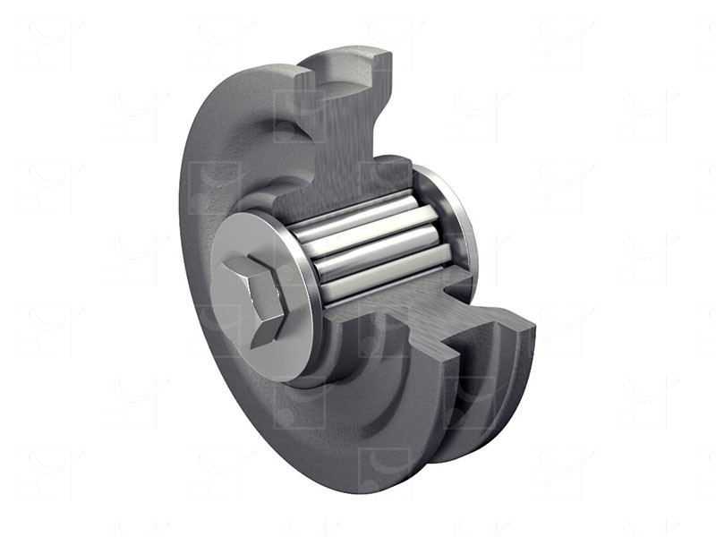 Sliding gates – Cast iron wheels (round or square tracks) - Image 1