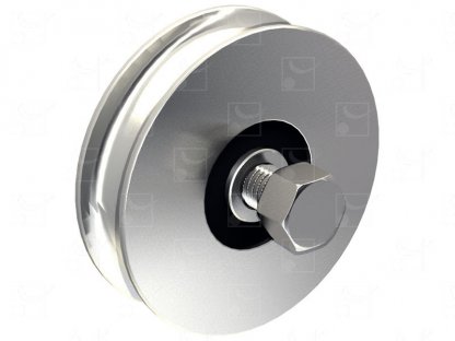 Round groove wheel