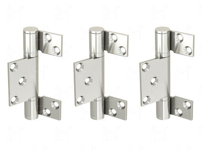 Set of hinges