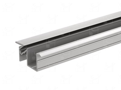 Anodised aluminium profile - 6 m