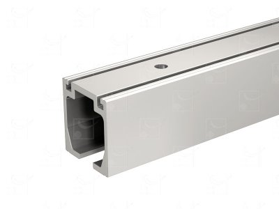 Anodised aluminium track - 3 m