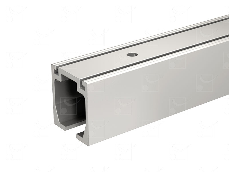 Rail aluminium anodisé - 3 m