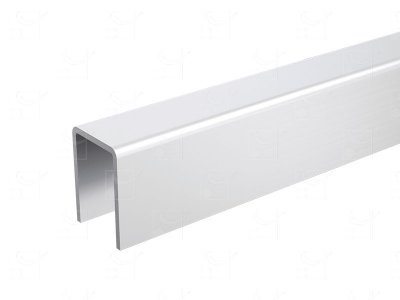 Aluminium U-profile - 6 m