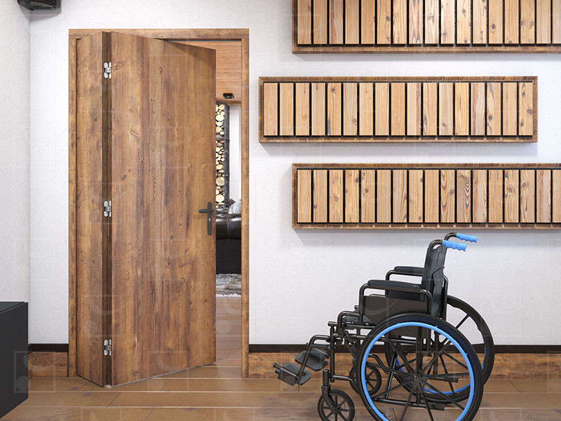 SAF-FOLD for wooden doors up to 80 kg