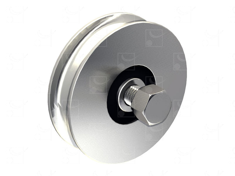 Sliding gates – Steel wheels – Round groove wheels