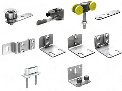 Gear for three doors weighing 80 kg each