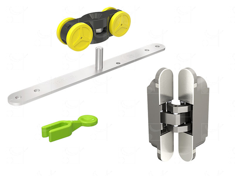 Garniture pour portes jusqu’à 80 kg pour un usage intensif Garniture pour portes jusqu’à 80 kg pour un usage intensif